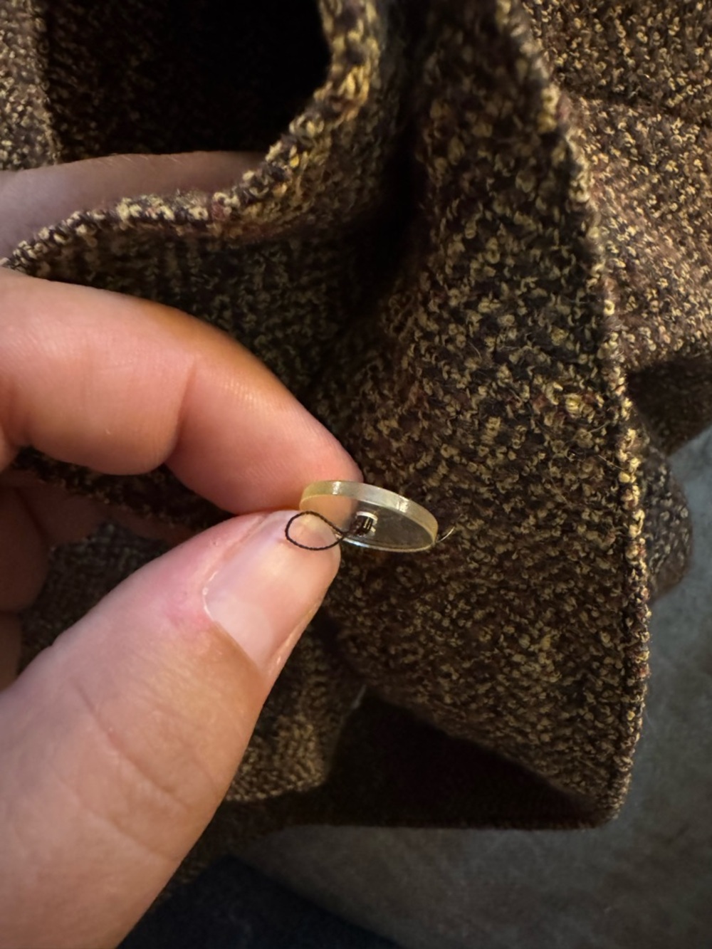 Liz Claiborne Brown Tweed Pencil Skirt - Picture 5 of 5